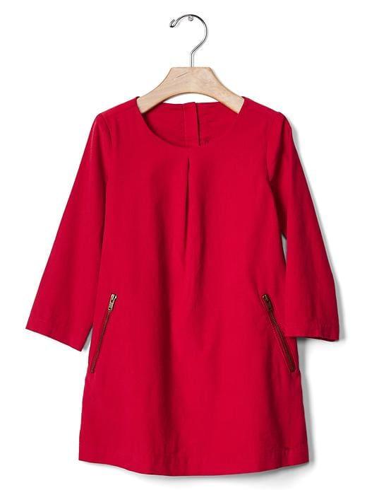 Gap Cord Shift Dress - Modern Red