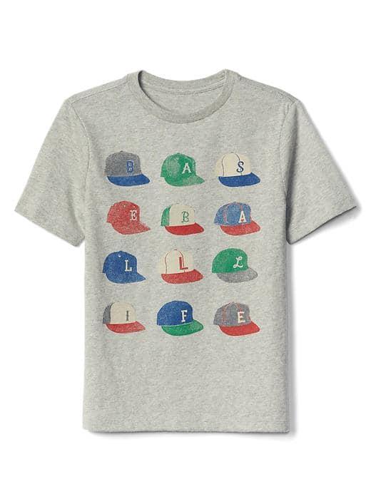 Gap Women Graphic Short Sleeve Tee - Gray