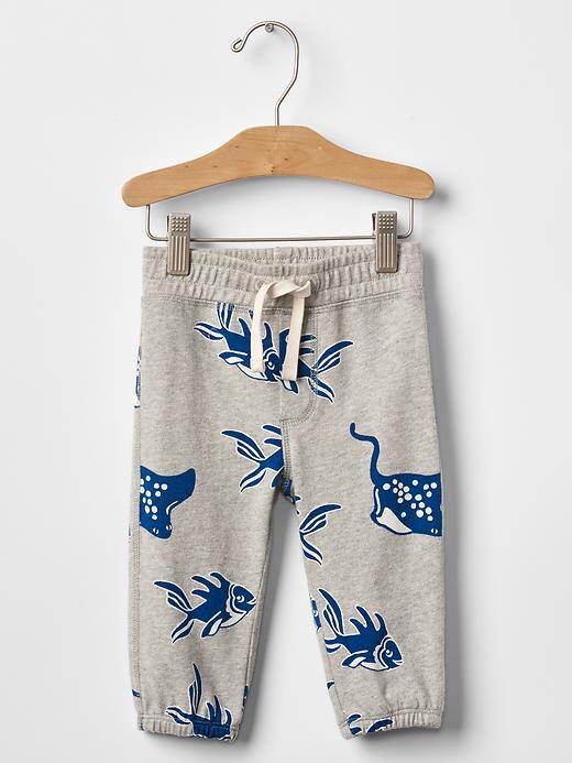 Gap Aquarium Print Pants - Gray