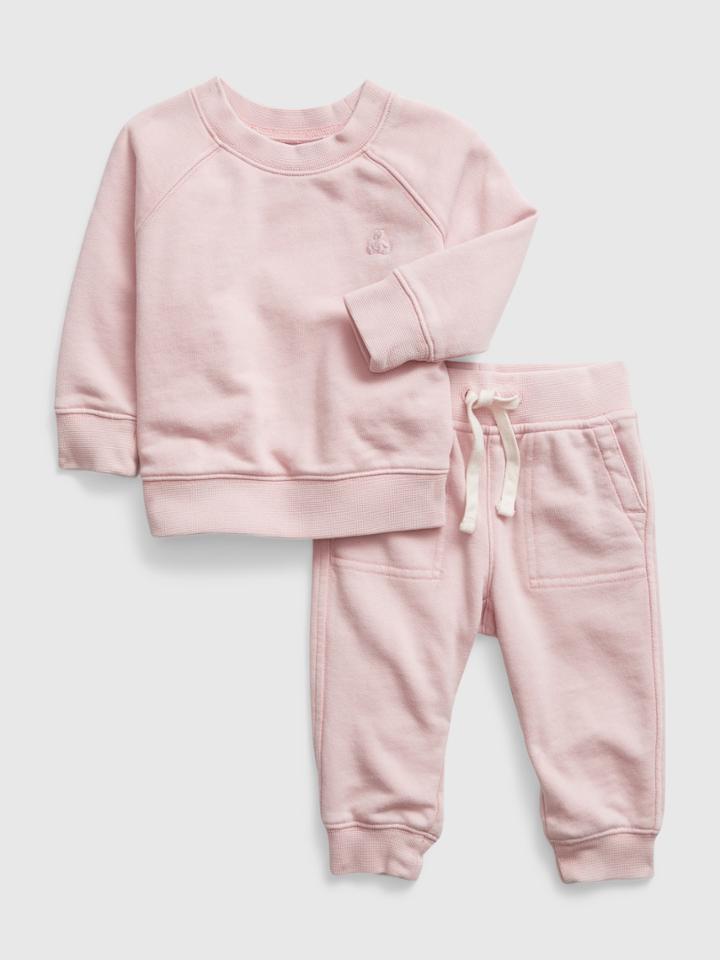 Baby Two-piece Sweat Outfit Set