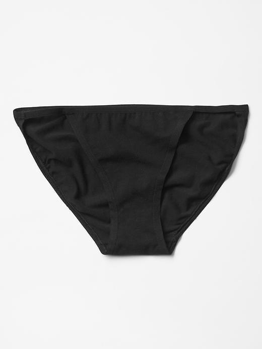 Gap Women Stretch Cotton String Bikini - True Black
