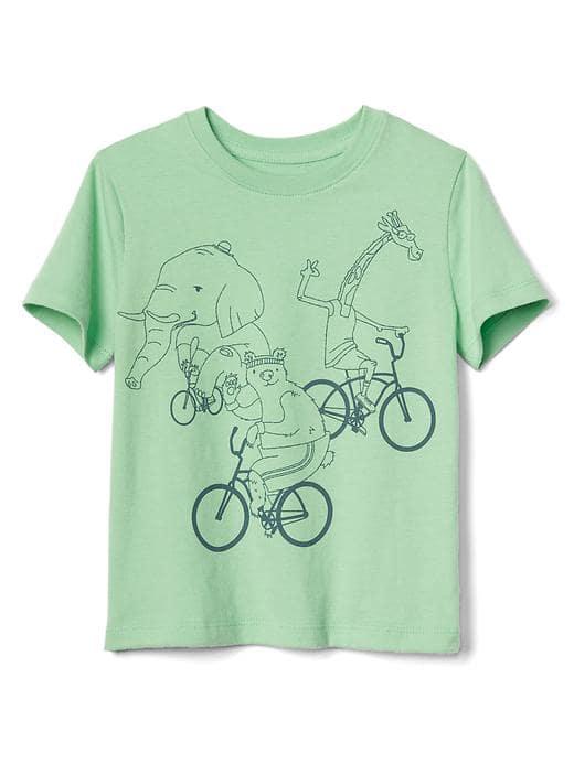 Gap Graphic Short Sleeve Tee - Julep Green