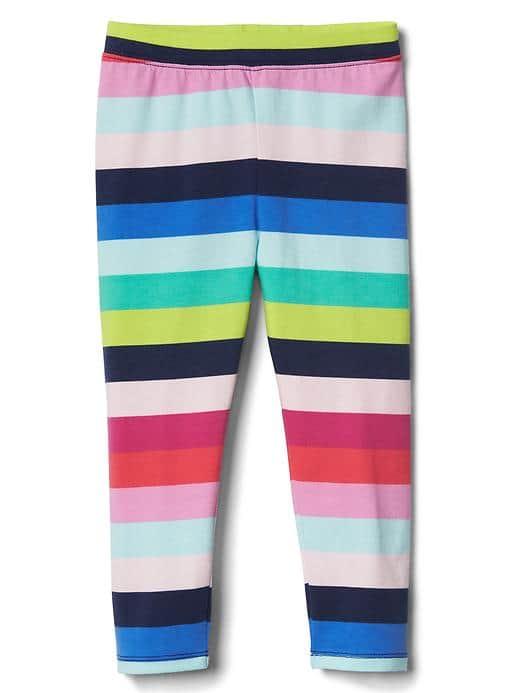 Gap Print Stretch Jersey Leggings - Multi Stripe