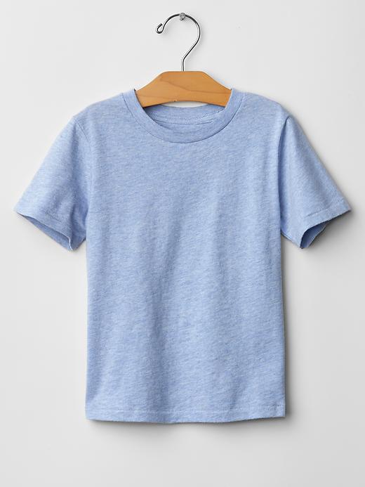Gap Solid Crewneck Tee - Blue Heather