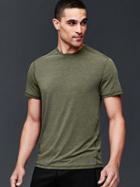 Gap Men Gapfit Breathe Crewneck T Shirt - Holly 613