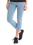 Gap Women Gapfit Blackout Technology Gfast Full Panel Spacedye Capris - Turquoise