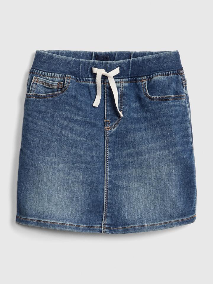 Kids Denim Pull-on Skirt