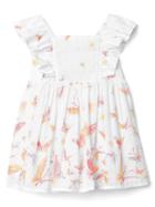 Gap Floral Ruffle Dress - White Small Floral