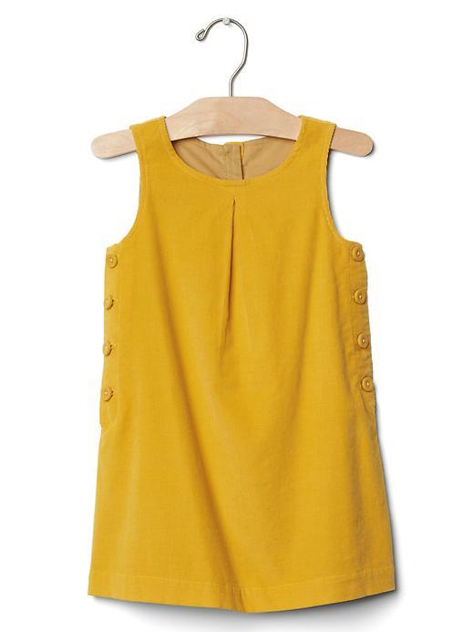 Gap Corduroy Button Jumper - Rainslicker Yellow