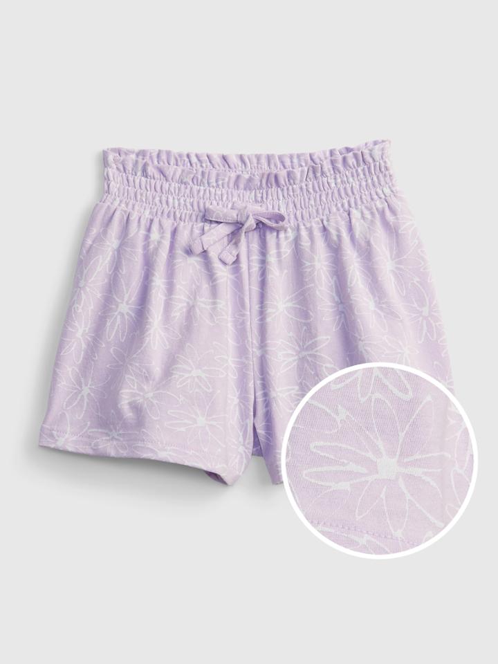 Toddler 100% Organic Cotton Mix And Match Smocked Shorts