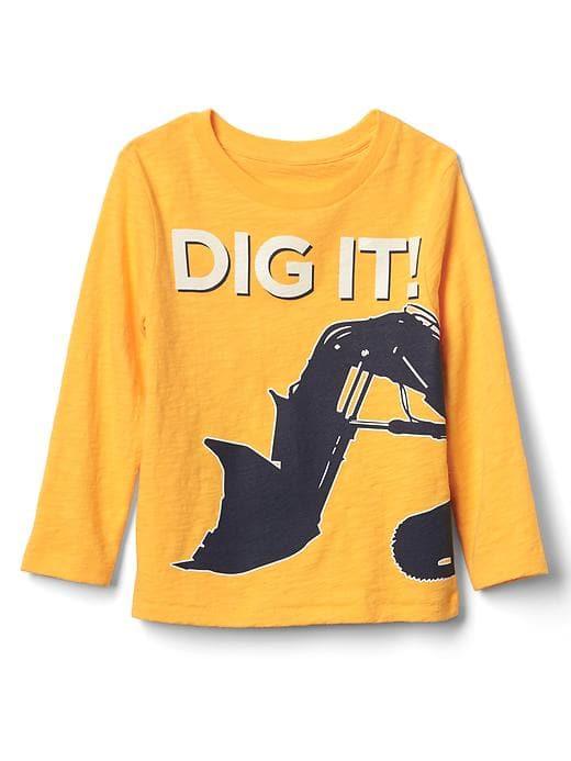 Gap Statement Graphic Tee - Yellow