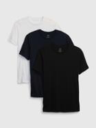 100% Organic Cotton Standard Crewneck T-shirt (3-pack)