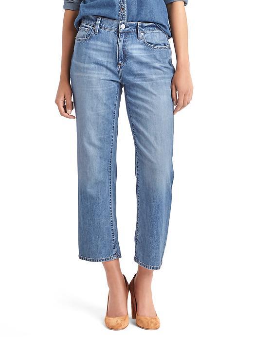 Gap Women Original 1969 Wide Leg Crop Jeans - Light Indigo