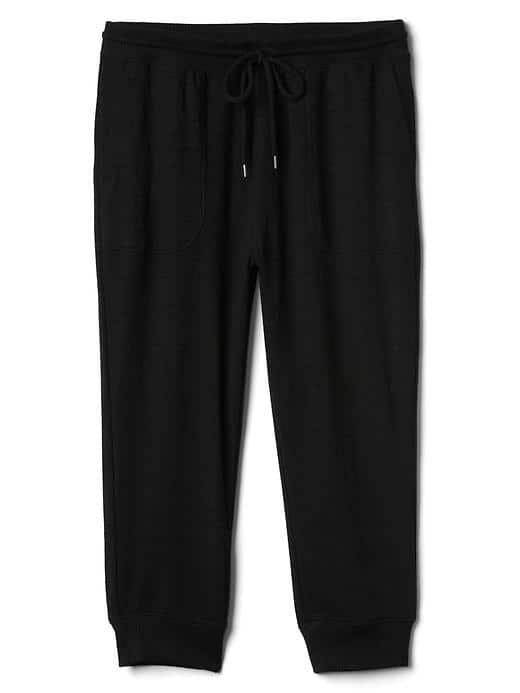 Gap Women Softspun Crop Joggers - Black