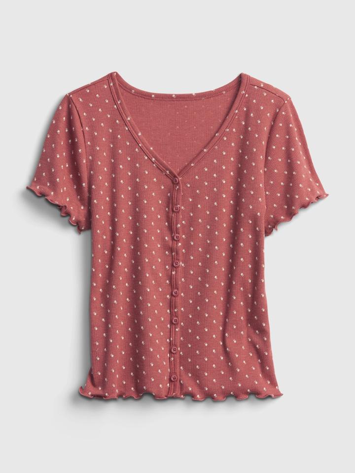 Teen V-neck Top