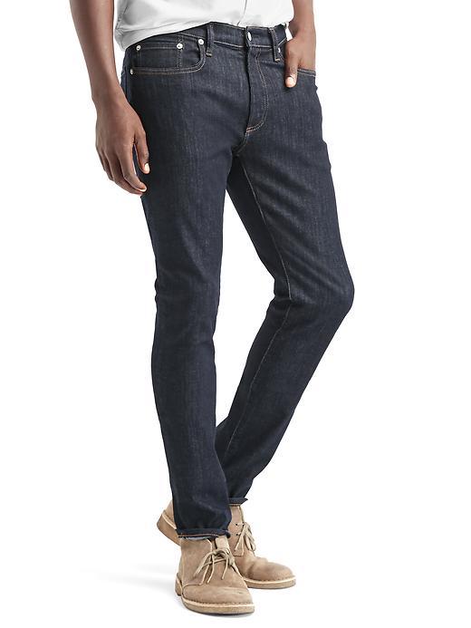 Gap Men High Stretch 1969 Skinny Jeans - Resin Rinse