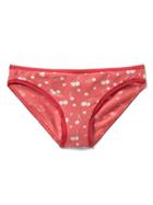 Gap Women Stretch Cotton Low Rise Bikini - Cherries