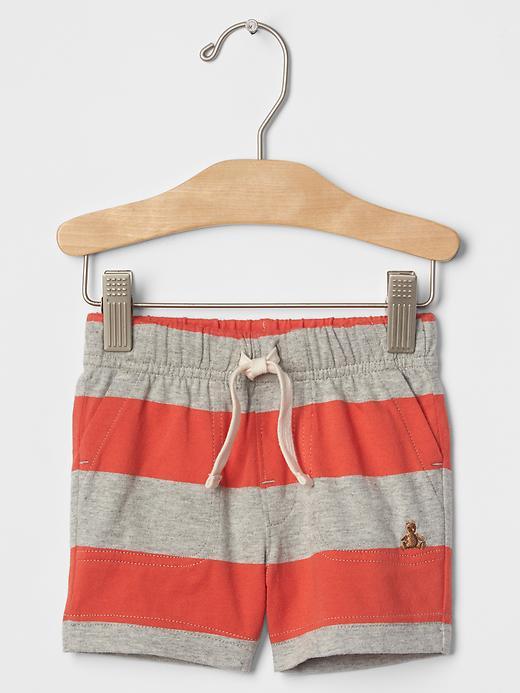 Gap Stripe Shorts - Fire Coral