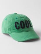 Gap Statement Baseball Hat - Parrotfish Green