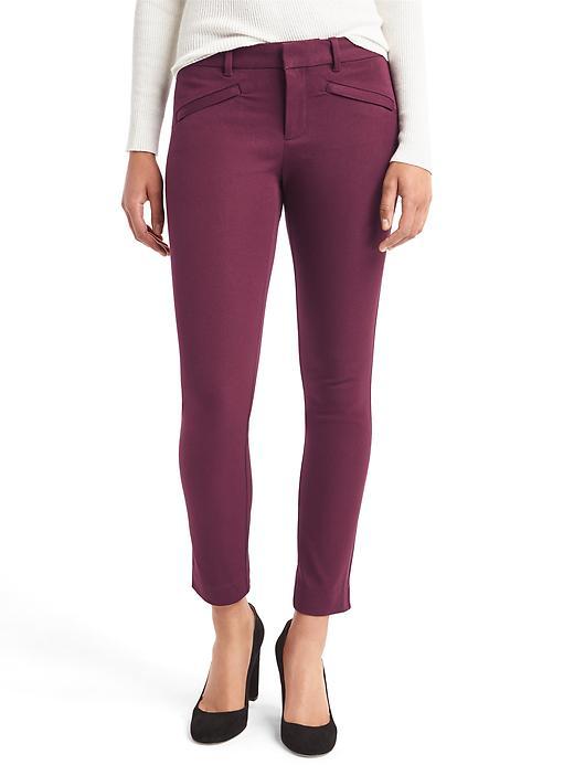 Gap Women Bi Stretch Skinny Ankle Pants - Tuscan Red