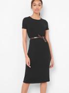 Gap Short Sleeve Ribbed Dress - True Black