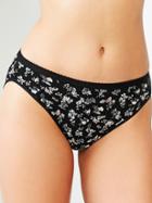 Gap Women High Cut Stripe Bikini - Black Catskill Floral