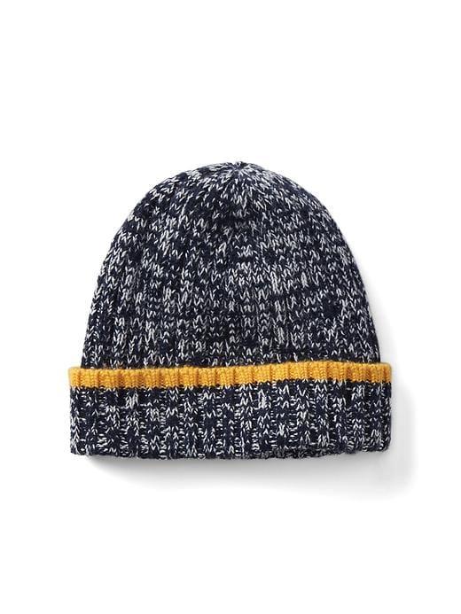 Gap Men Merino Ribbed Beanie - Navy