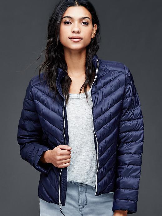 Gap Women Coldcontrol Lite Puffer Jacket - Dark Night