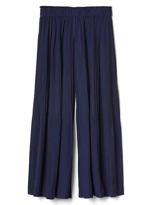 Gap Women Pleated Wide Leg Pants - Dark Night