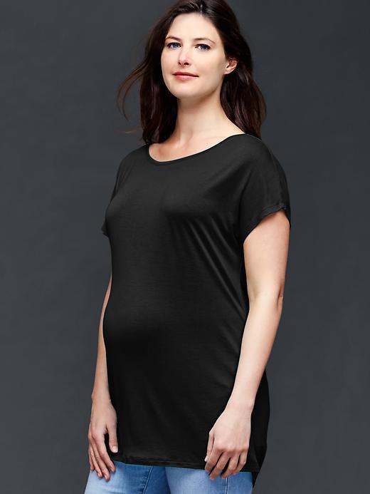 Gap Jersey Hi Lo Tee - True Black