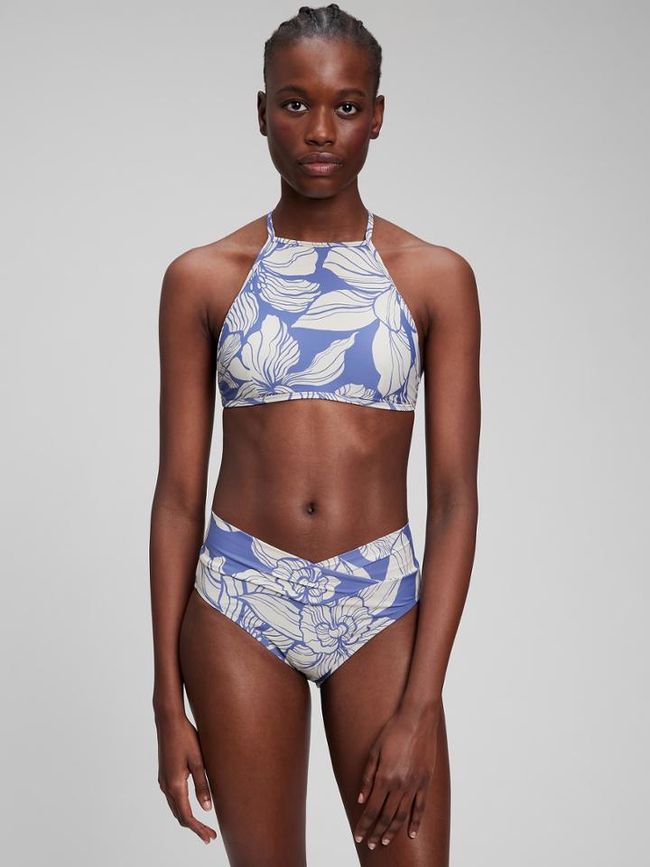 Recycled High-neck Bikini Top