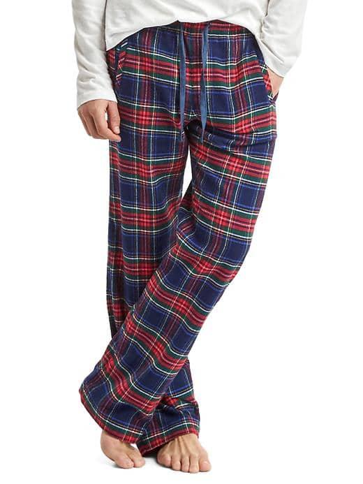Gap Men + Pendleton Pj Pants - Black Plaid
