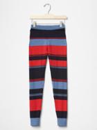 Gap Gapkids X Ed Stripe Sweater Leggings - Red/navy