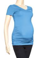 Gap Women Pure Body Short Sleeve V Neck T - Iconic Blue