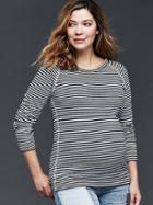 Gap Women Stripe Pullover Sweater - Dark Night
