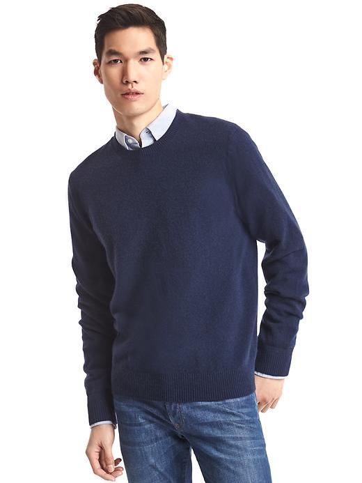 Gap Men Cashmere Crew Sweater - Navy