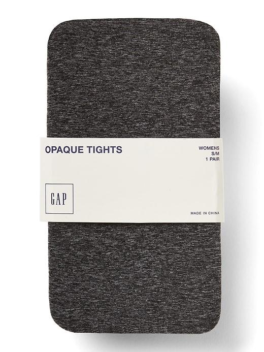 Gap Women Opaque Heather Tights - Charcoal Heather