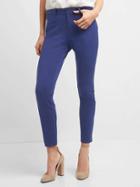 Gap Women Bi Stretch Skinny Ankle Pants - Deep Cobalt