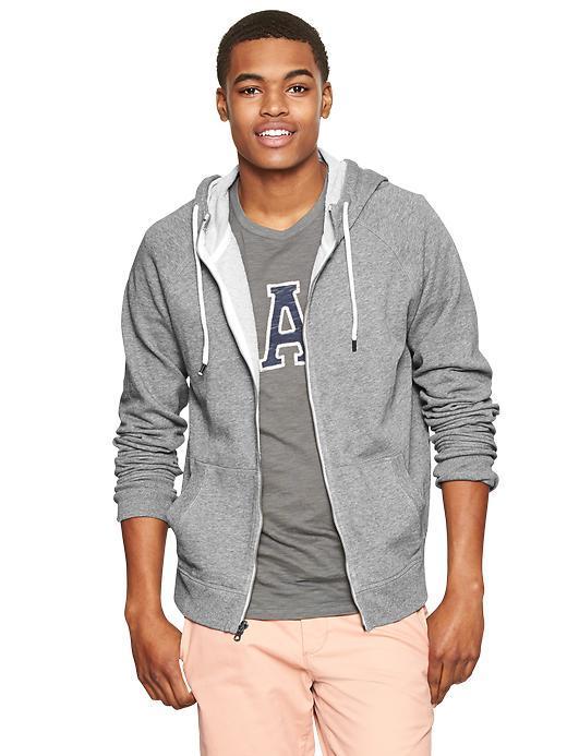 Gap Men Lived In Zip Hoodie - Heather Grey