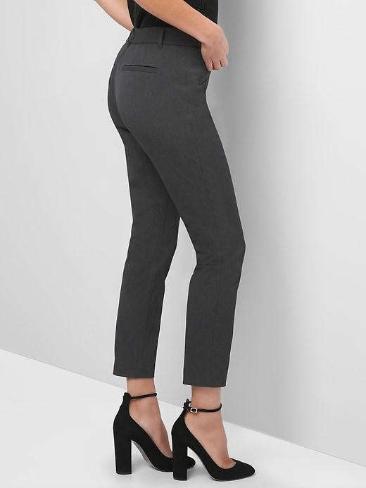 Gap Women Curvy Skinny Ankle Pants - Charcoal Heather