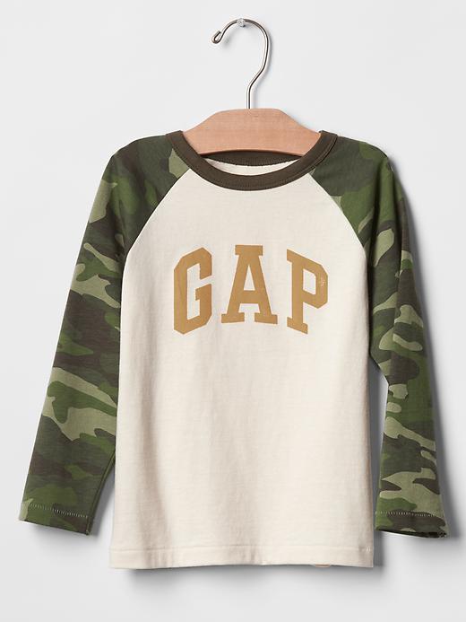 Gap Camo Logo Tee - Green Camo