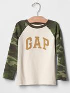Gap Camo Logo Tee - Green Camo