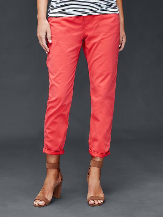 Gap Demi Panel Girlfriend Chino - Rose Bush
