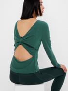 Gapfit Breathe Open Back Twist T-shirt