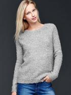 Gap Women Boucle Sweater - Light Gray