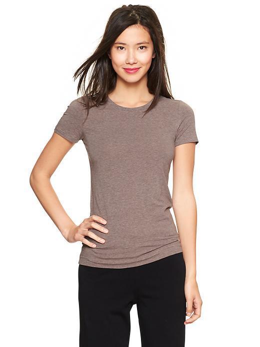 Gap Pure Body Short Sleeve Tee - Light Brown Heather