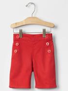 Gap 1969 Sailor Culotte Shorts - Red
