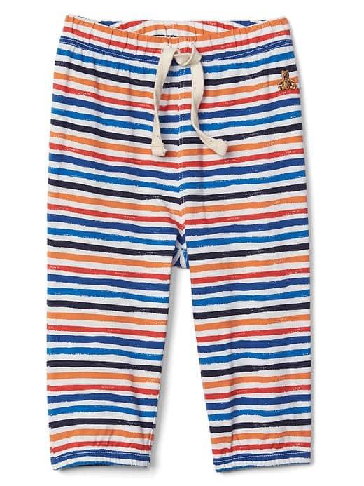 Gap Stripe Jersey Pants - Multi Stripe