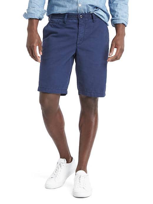 Gap Men Vintage Wash Shorts 10 - Tapestry Navy