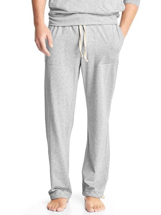 Gap Men Cozy Modal Pants - Light Heather Gray